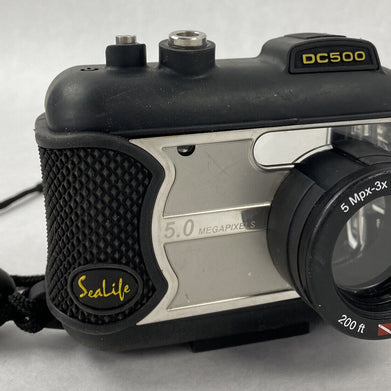 SeaLife DC500 Underwater Camera Case Weatherproof Shell Black