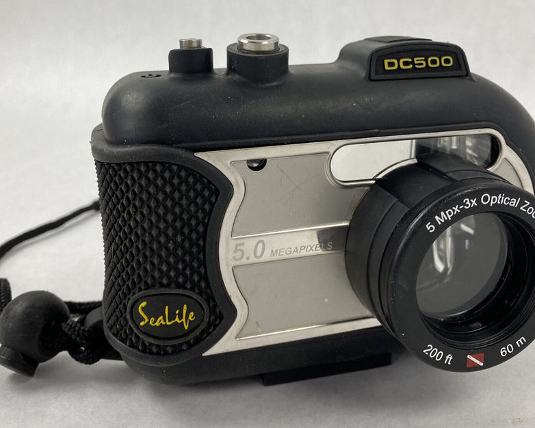 SeaLife DC500 Underwater Camera Case Weatherproof Shell Black