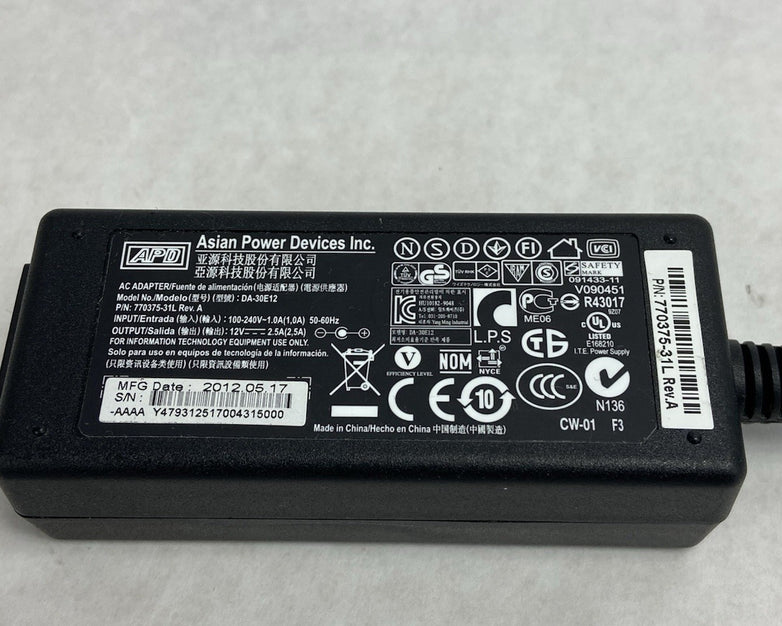 APD DA-30E12 AC Power Adapter