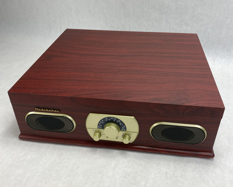 Studehaker SB6052 Turntable FM/AM stereo Receiver Cassette Player