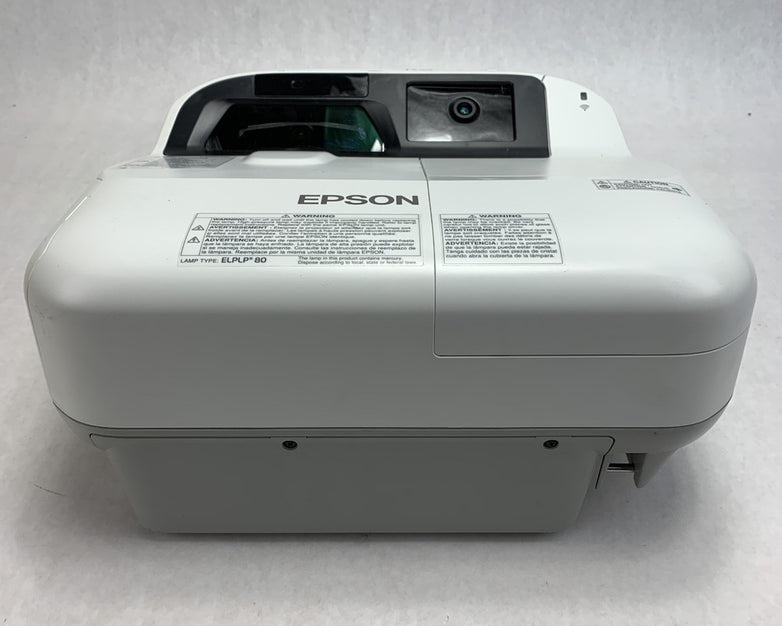 Epson BrightLink 595Wi H599A LCD Lamp Projector 2868 Lamp Hours - No Remote