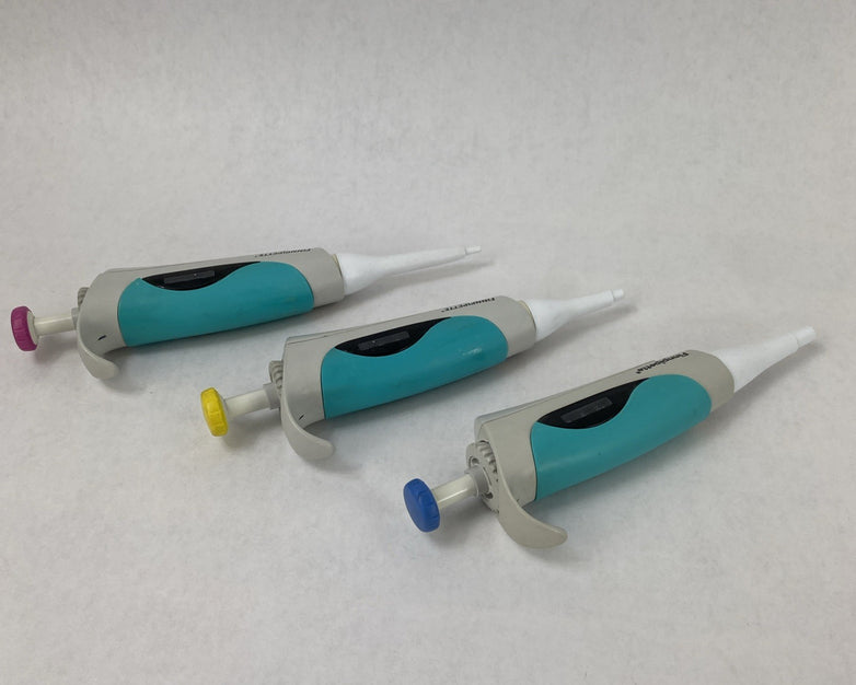 Thermo Scientific Finnpipette 1-10 10-100 100-1000µL Mixed Lot of 3