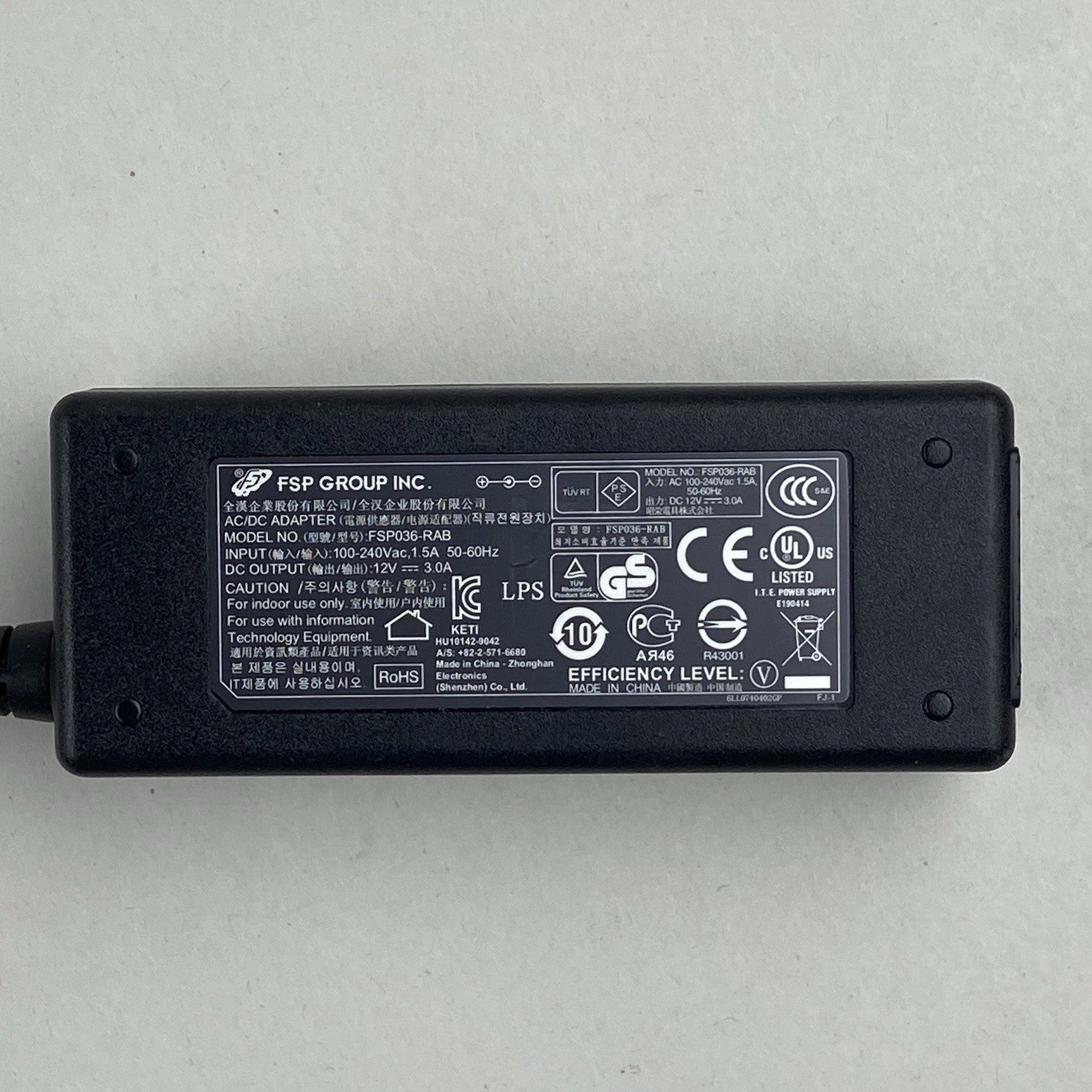 FSP FSP036-RAB 36W AC/DC Power Supply Switching Adapter 12V 3A - Lot of 83