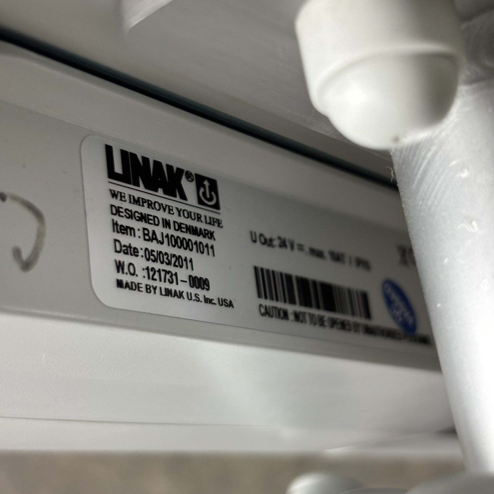Vancare Inc Van-GO Lift Patient Positioner Powers On Bad Hydraulics w/ Battery