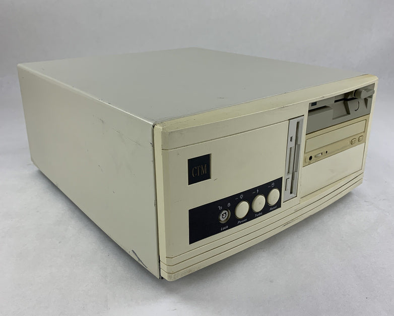 CTM Vintage Computer Desktop Barebones Case w/ Power Supply