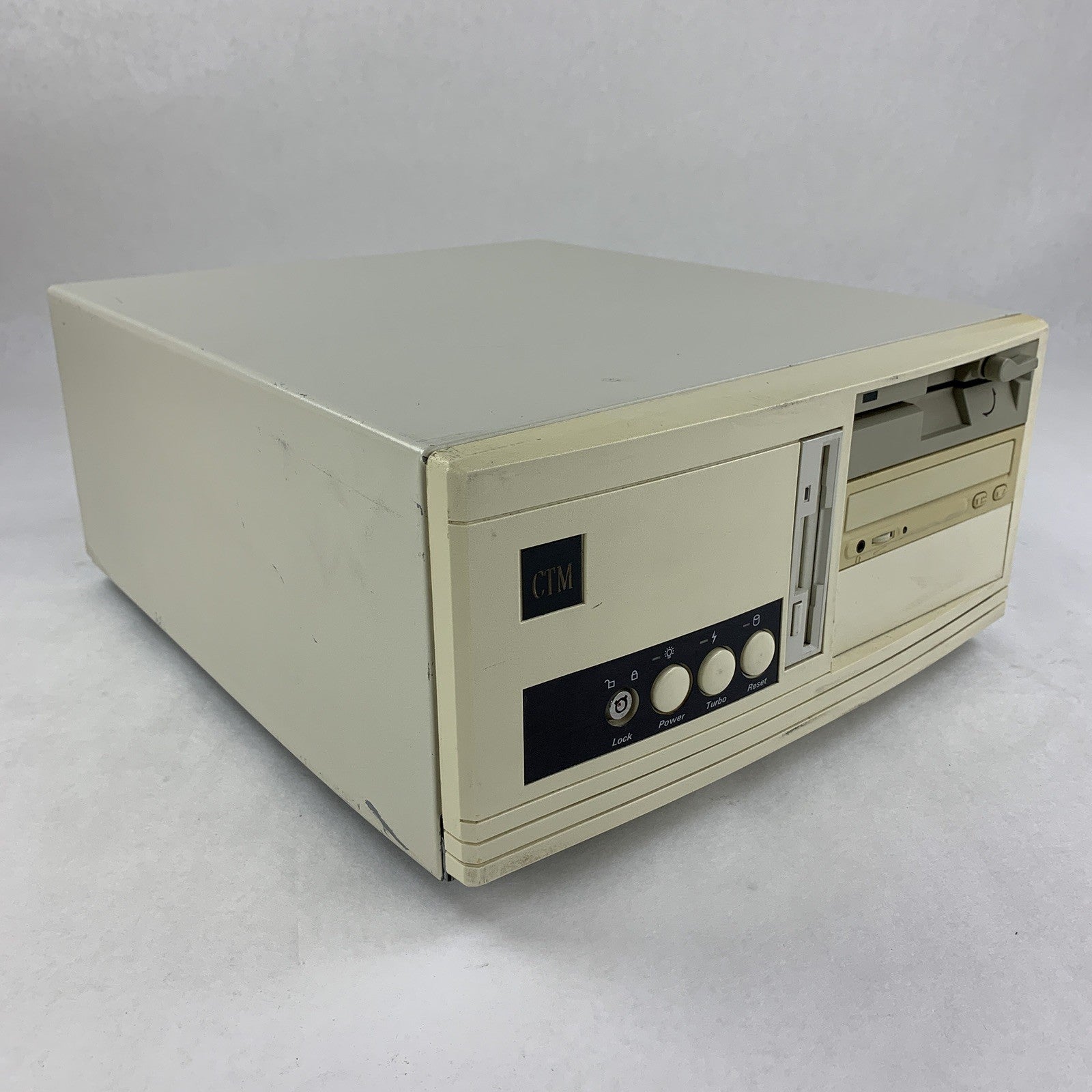 CTM Vintage Computer Desktop Barebones Case w/ Power Supply