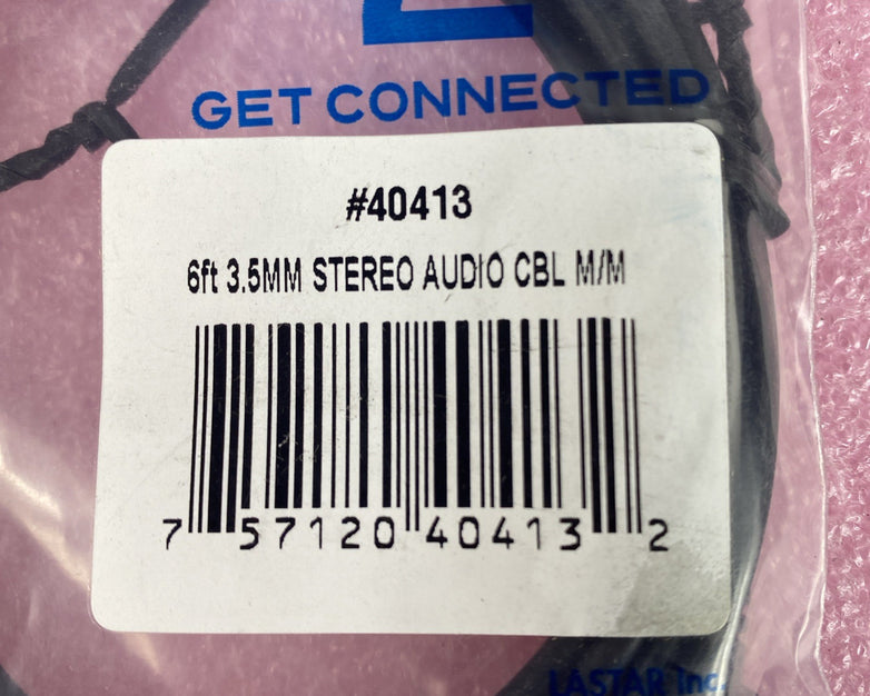 C2G 40413 6FT 3.5MM Sterio Audio Cable M/M Lot of 5