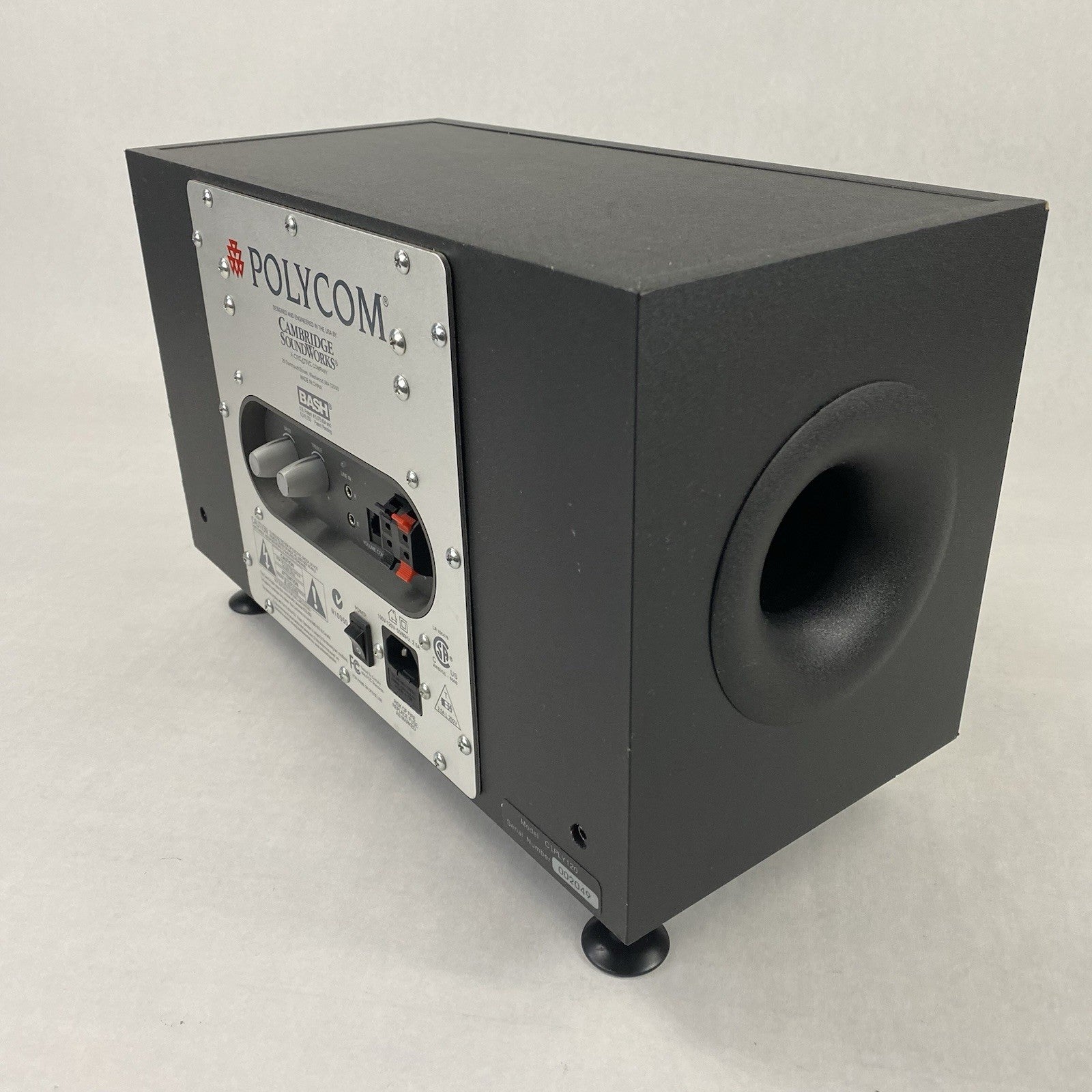 Cambridge Soundworks Polycom C1PLY120 Subwoofer Power Tested