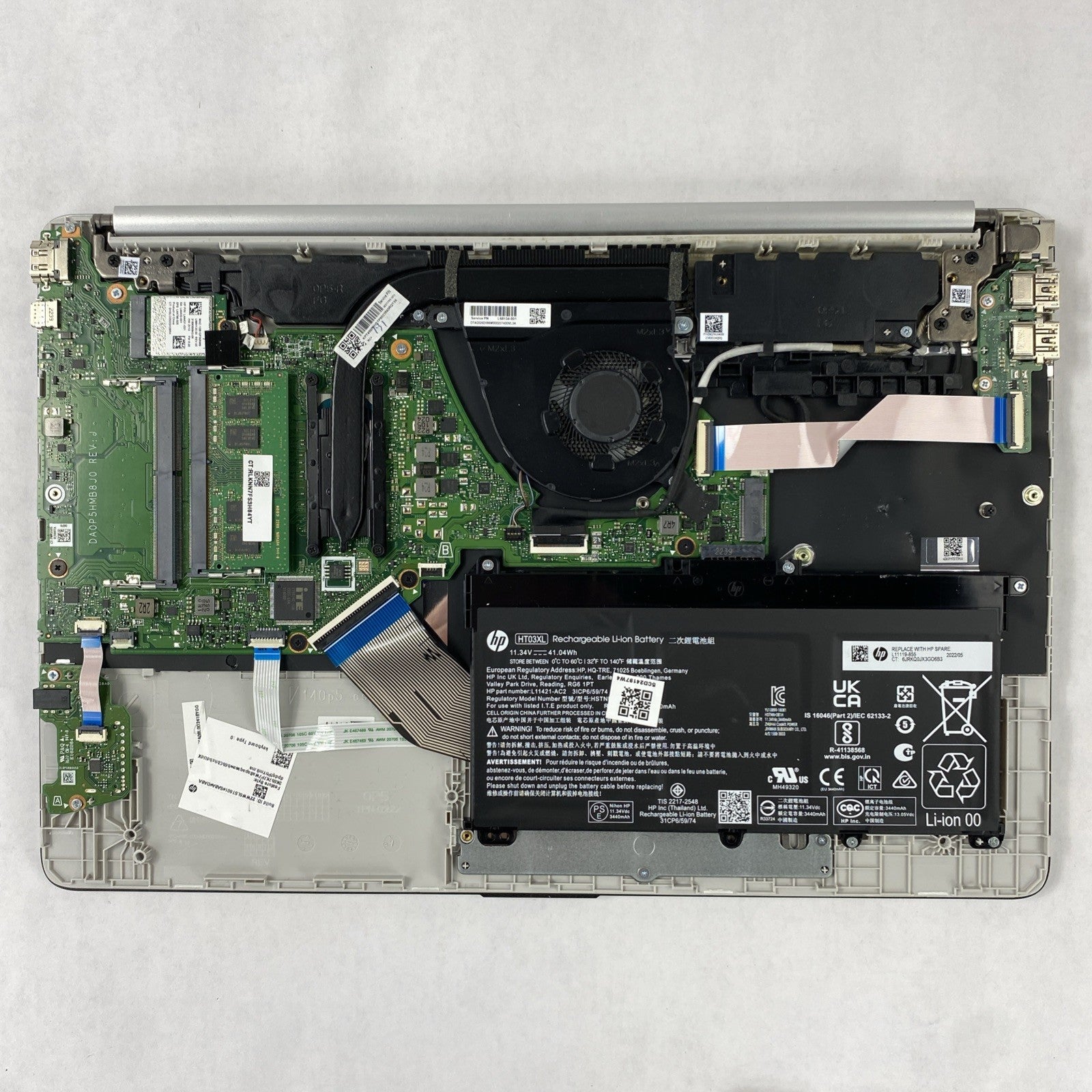 HP Laptop 15-dy4013dx Core i5-1155G7 2.50 GHz __ GB 15.6" RAM No HDD No OS