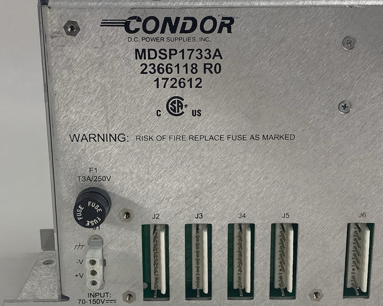 Condor MDSP1733A  DC Power Supply 2366118 GE Untested