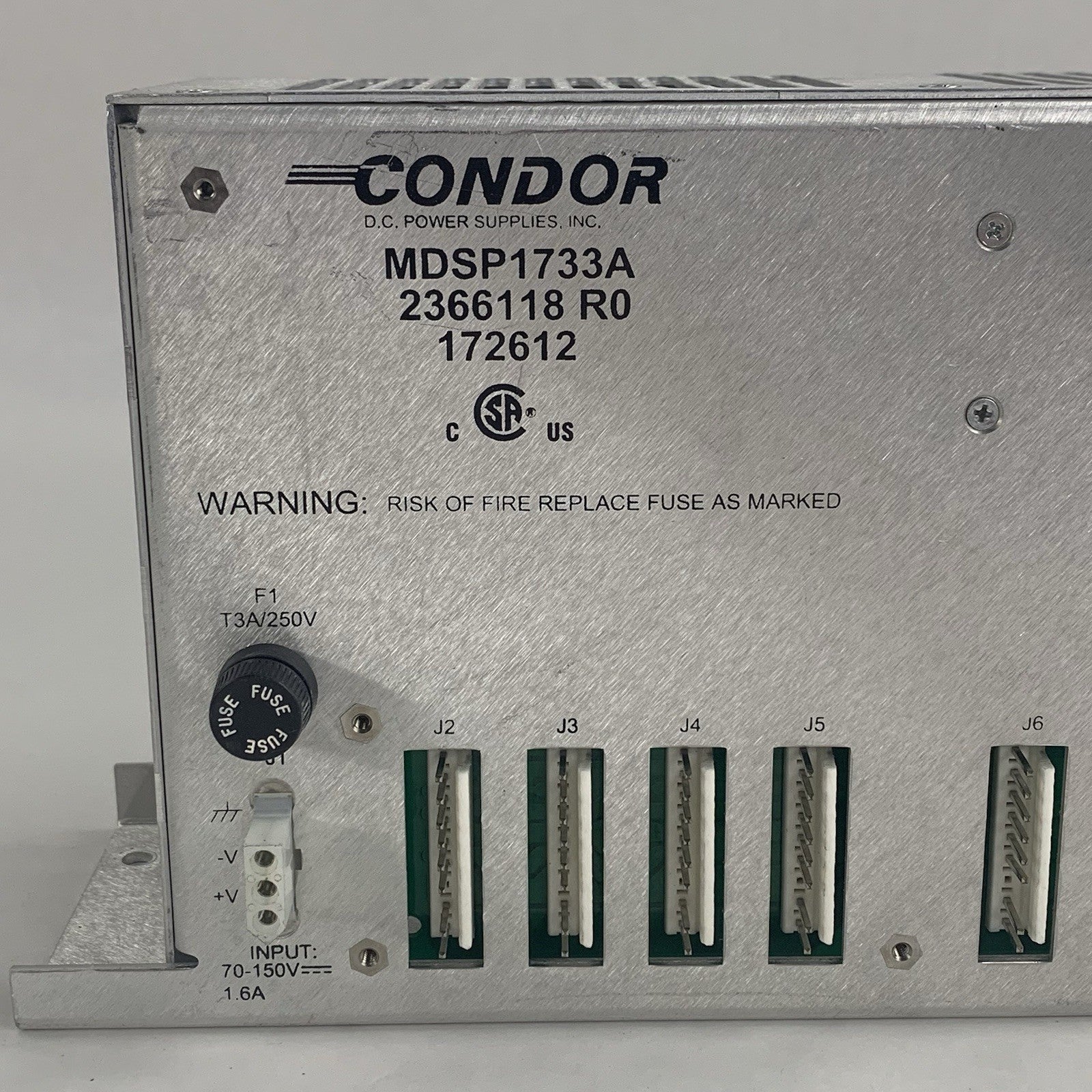 Condor MDSP1733A  DC Power Supply 2366118 GE Untested3