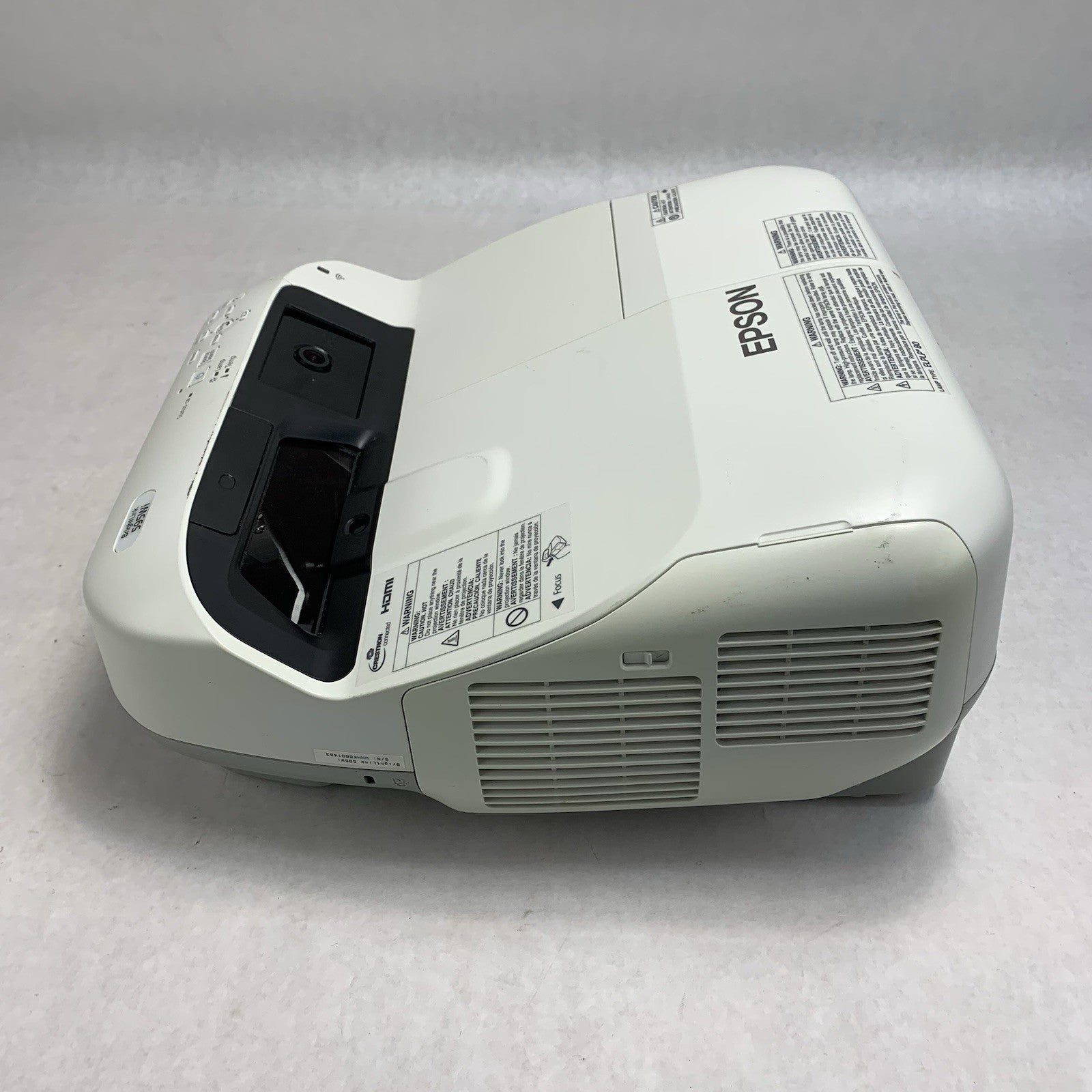 Epson H599A BrightLink 595Wi LCD Lamp Projector 2750 Lamp Hours - No Remote4