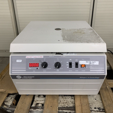 Beckman Allegra 6 Bench Top Centrifuge Tested Bad Timer For Parts and Repair