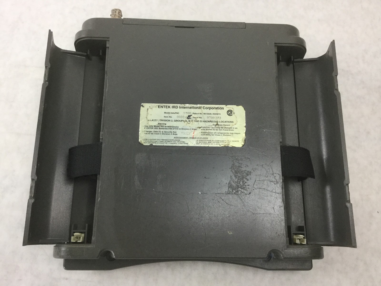 ENTEK IRD dataPAC 1500 Back Cover