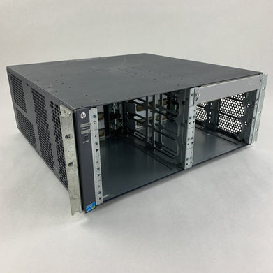 HP J9850A Aruba 5406 ZL2 Switch Chassis NO Modules 2x Power Supply Power Tested
