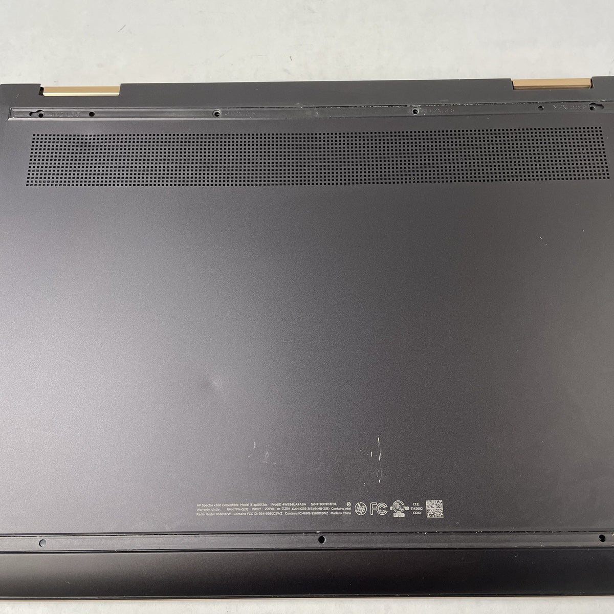 HP Spectre x360 13.3" i7-8565U 1.80 GHz 8 GB RAM No SSD/OS/AC/Batt - READ14