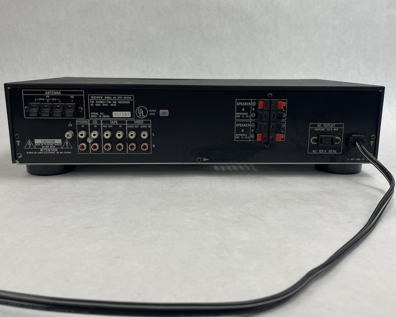Sony STR-AV220 Stereo Receiver Tested
