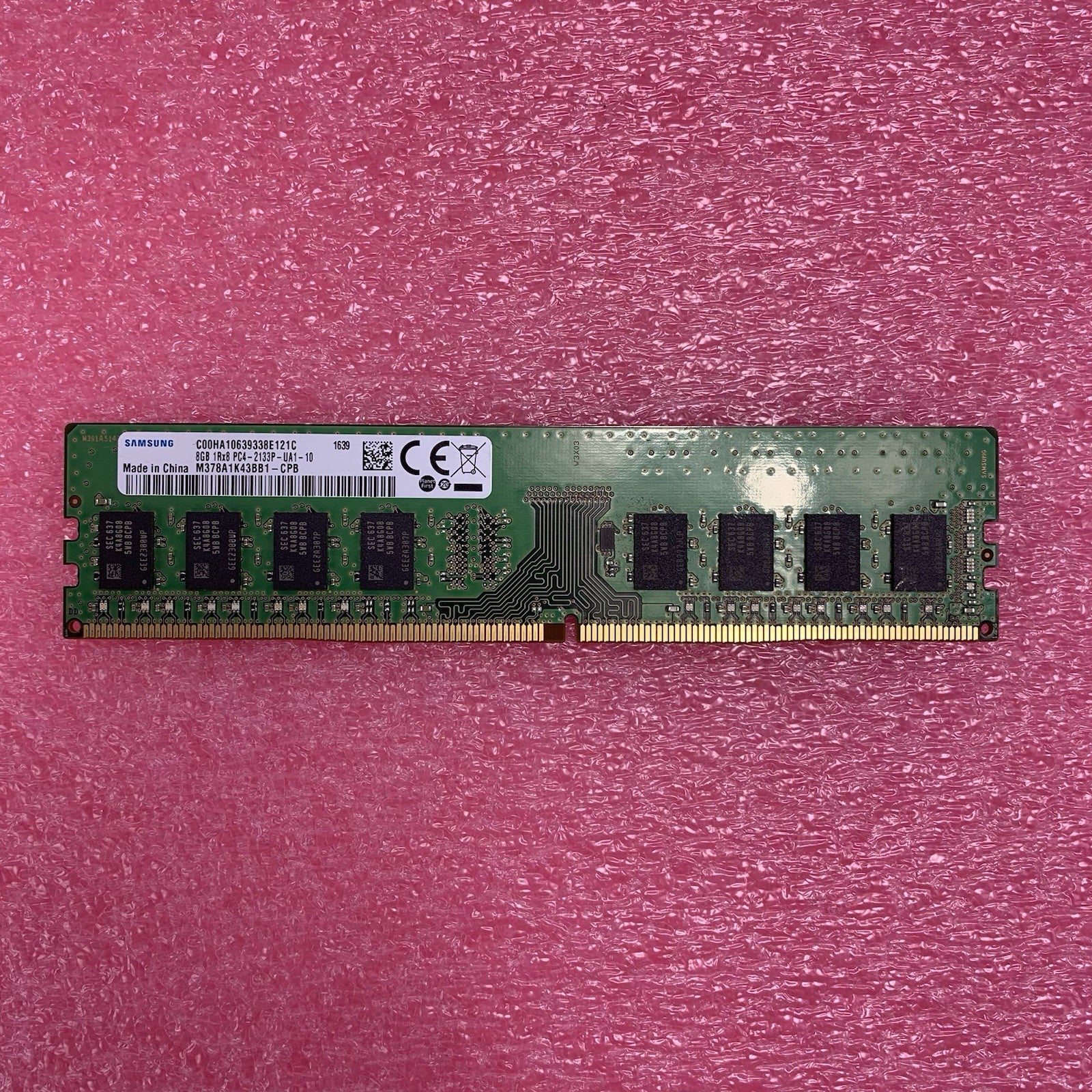 Samsung M378A1K43BB1-CPB PC4-2133P-UA1-10 8GB 1Rx8 Desktop Memory RAM5