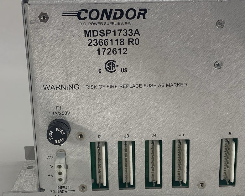 Condor MDSP1733A  DC Power Supply 2366118 GE Untested
