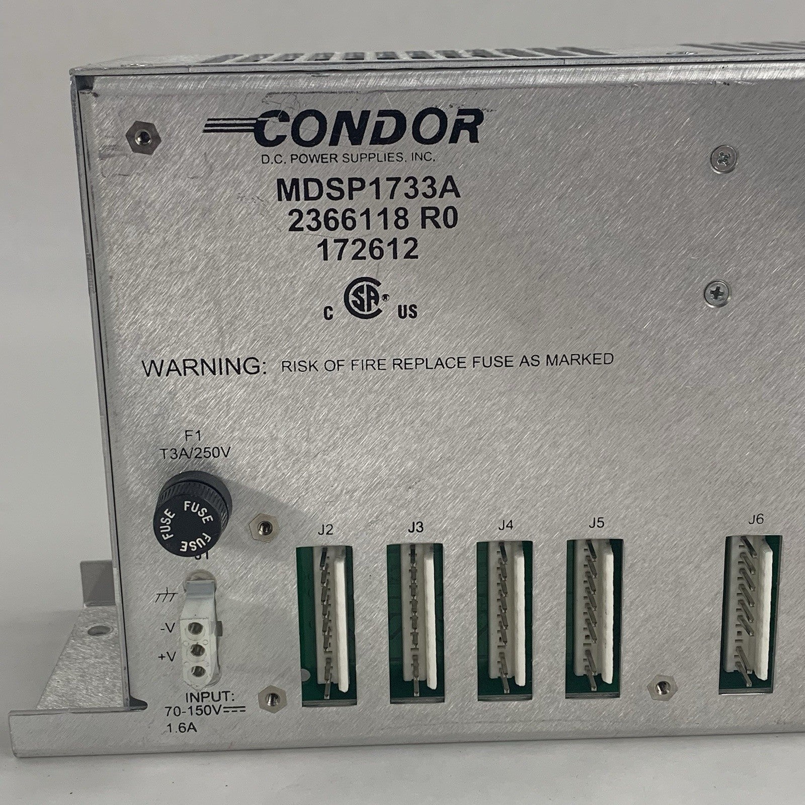 Condor MDSP1733A  DC Power Supply 2366118 GE Untested2