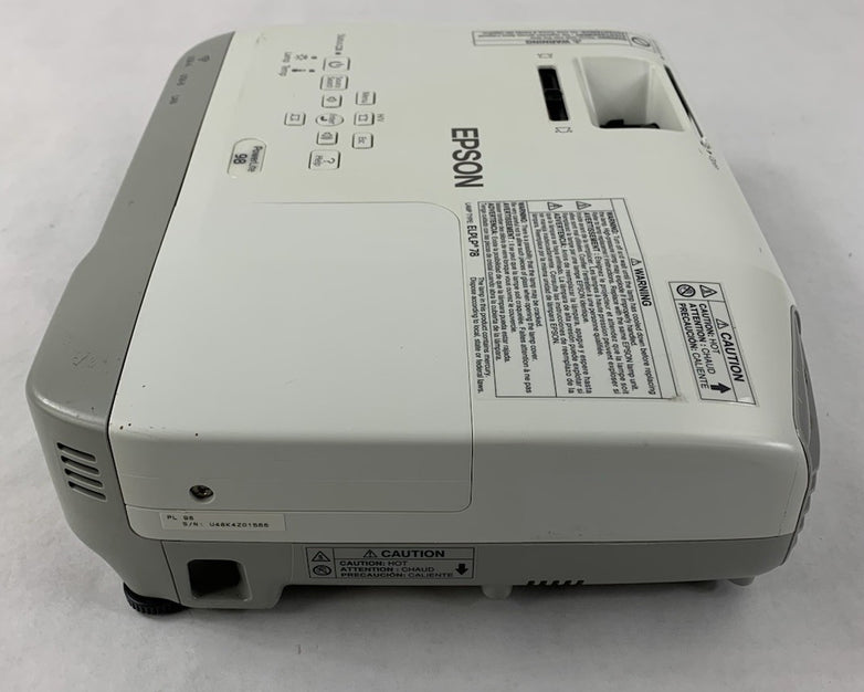 Epson PowerLite 98 H577A LCD Lamp Projector 638 Lamp Hours - No Remote