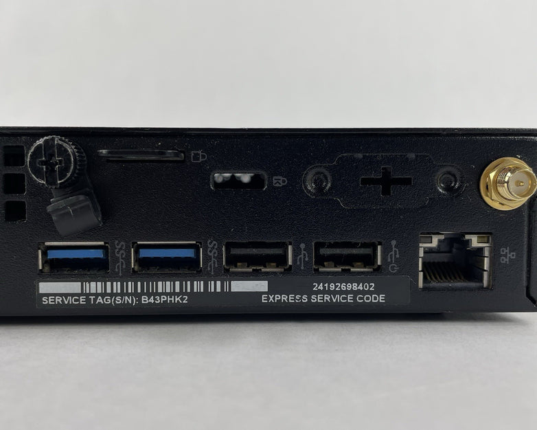 Dell Optiplex 3050 Micro i5-7500T 2.70 GHz 8 GB RAM No SSD/OS/AC - Bad Front