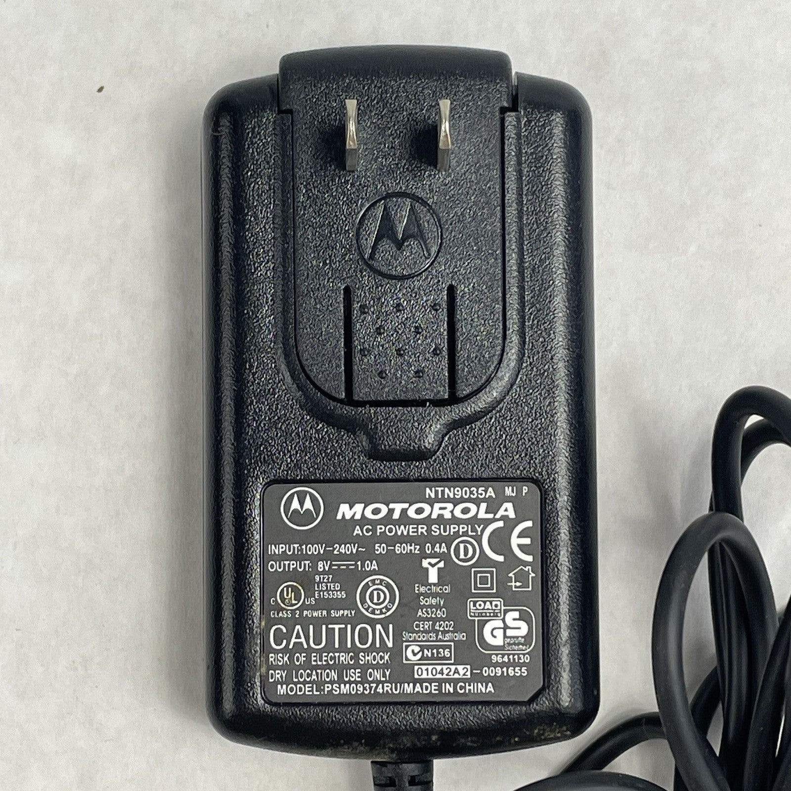 Motorola AC Charger NTN9035A R750 Travel Wall Rapid Charger Lot of 4