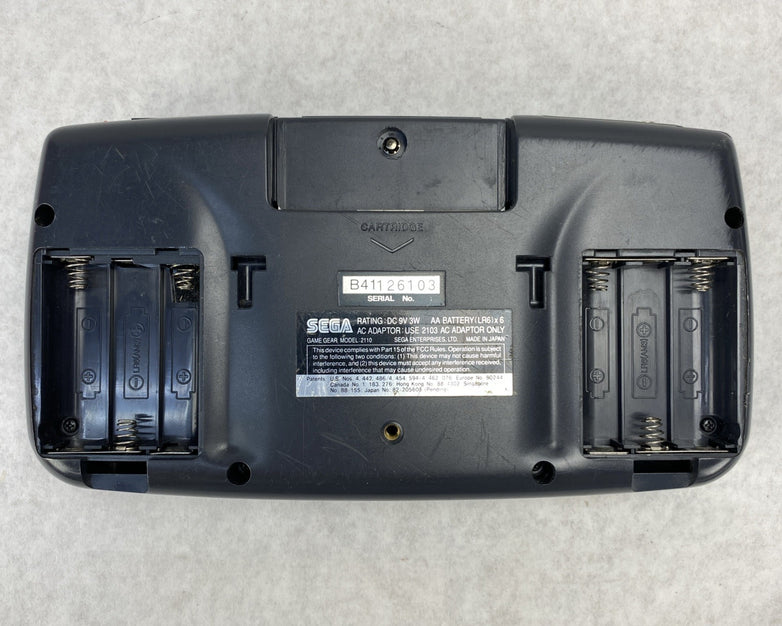 Sega Game Gear Console With World Series Baseball '95 Game And AC-DC Adaptor