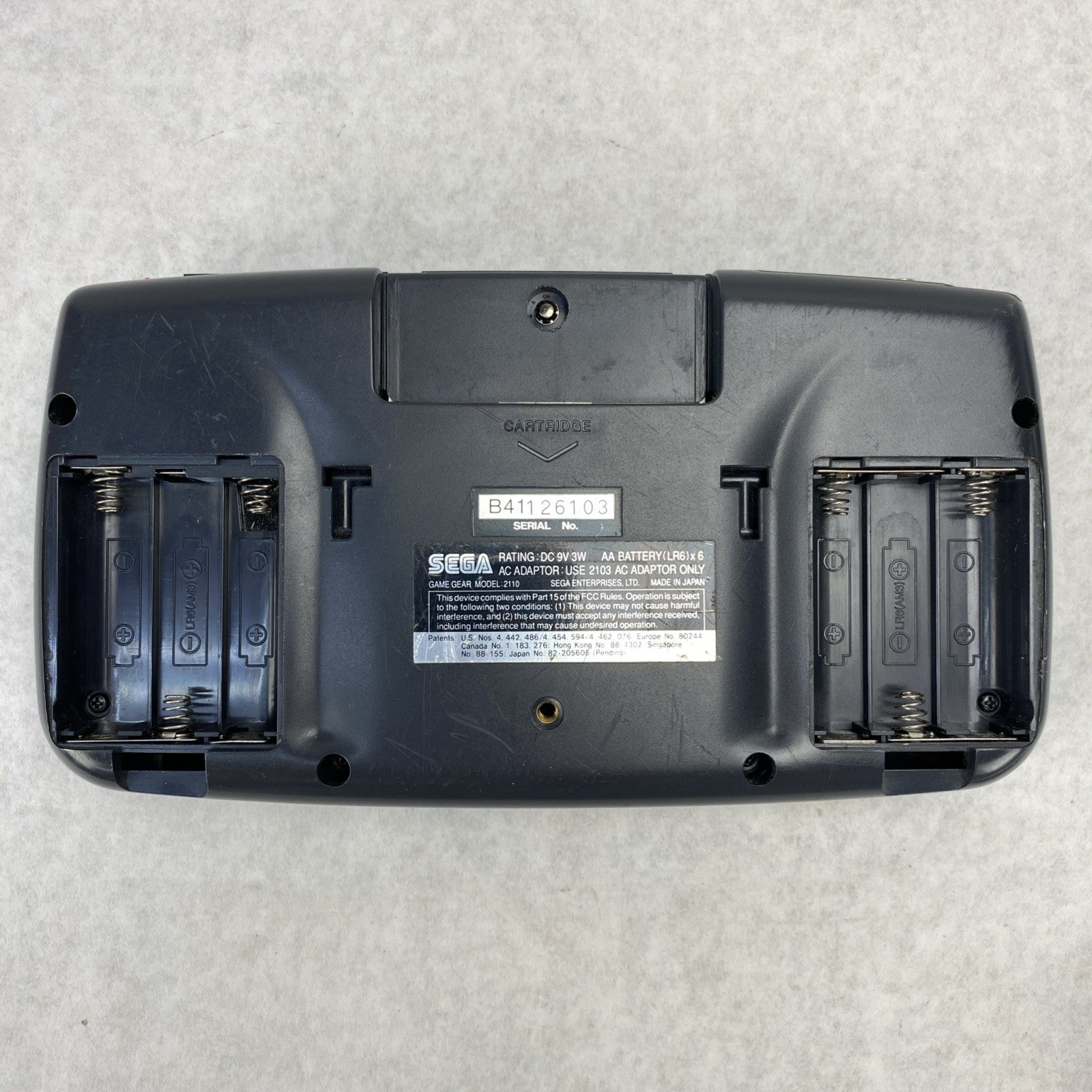 Sega Game Gear Console With World Series Baseball '95 Game And AC-DC Adaptor5