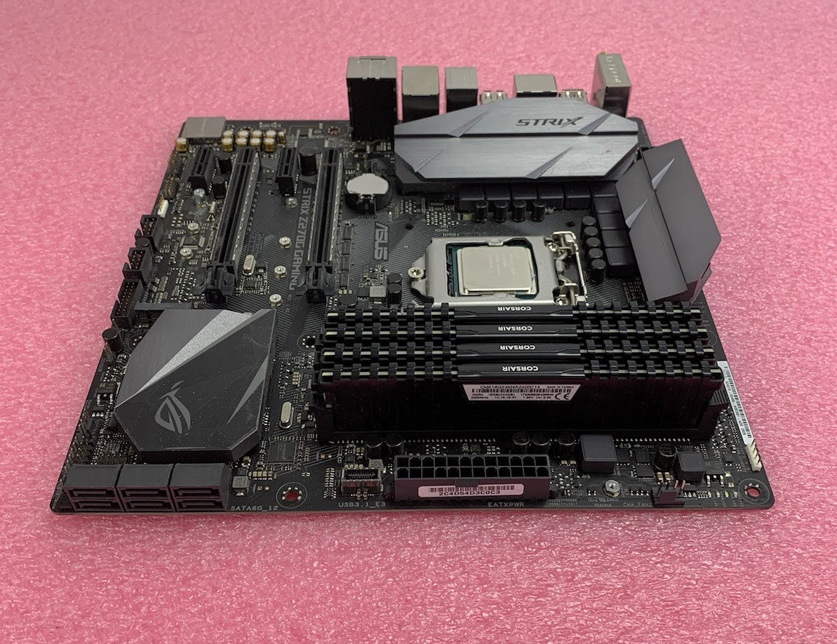 ASUS Strix Z270G Gamming Motherboard Intel Core i7-6700K 4GHz 16GB RAM w/ Shield