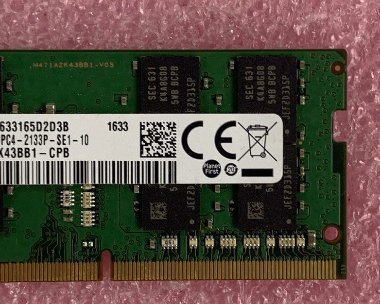 Samsung M471A2K43BB1-CPB 16 GB 2x8GB RAM DDR4 2133MHz Laptop Memory Ram