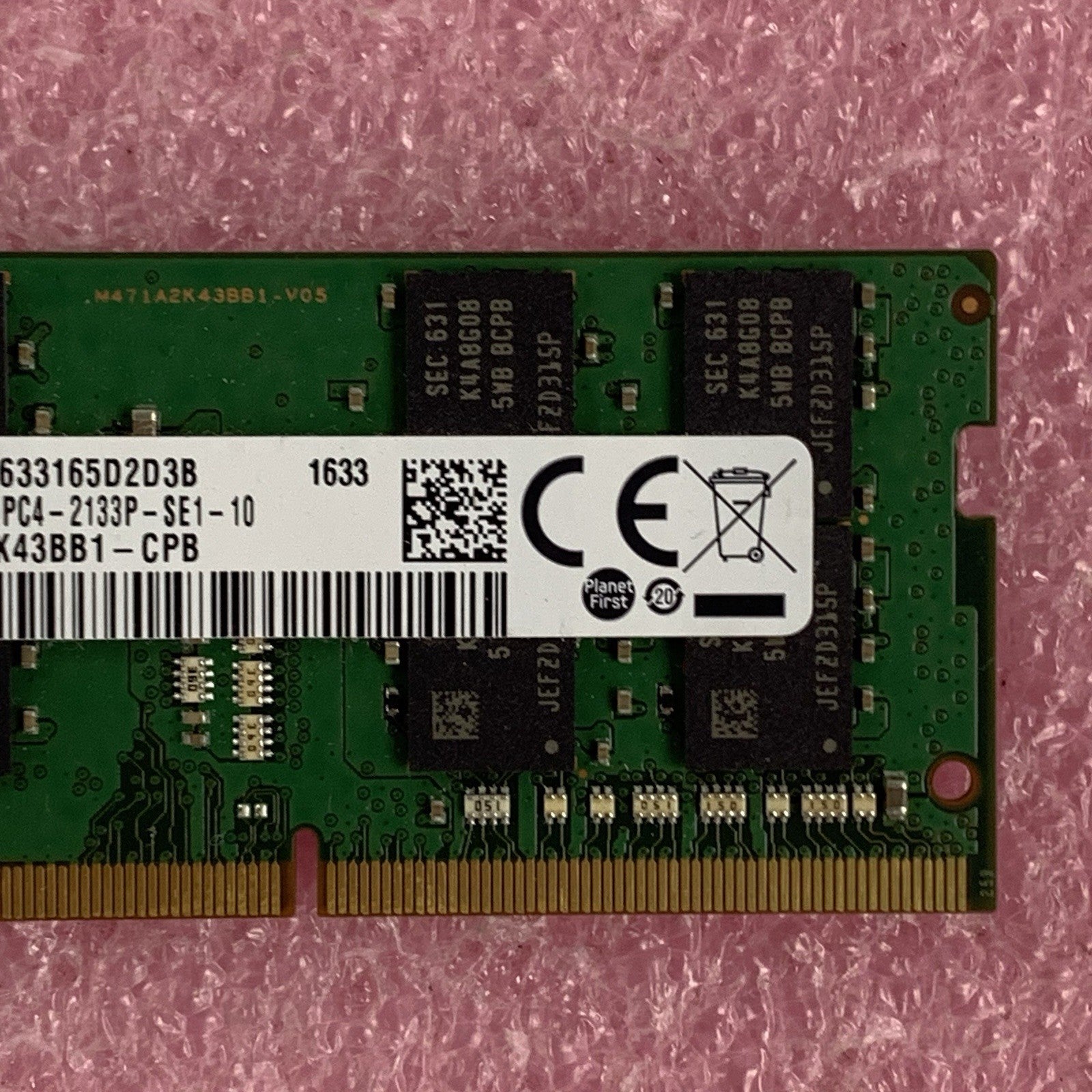 Samsung M471A2K43BB1-CPB 16 GB 2x8GB RAM DDR4 2133MHz Laptop Memory Ram3