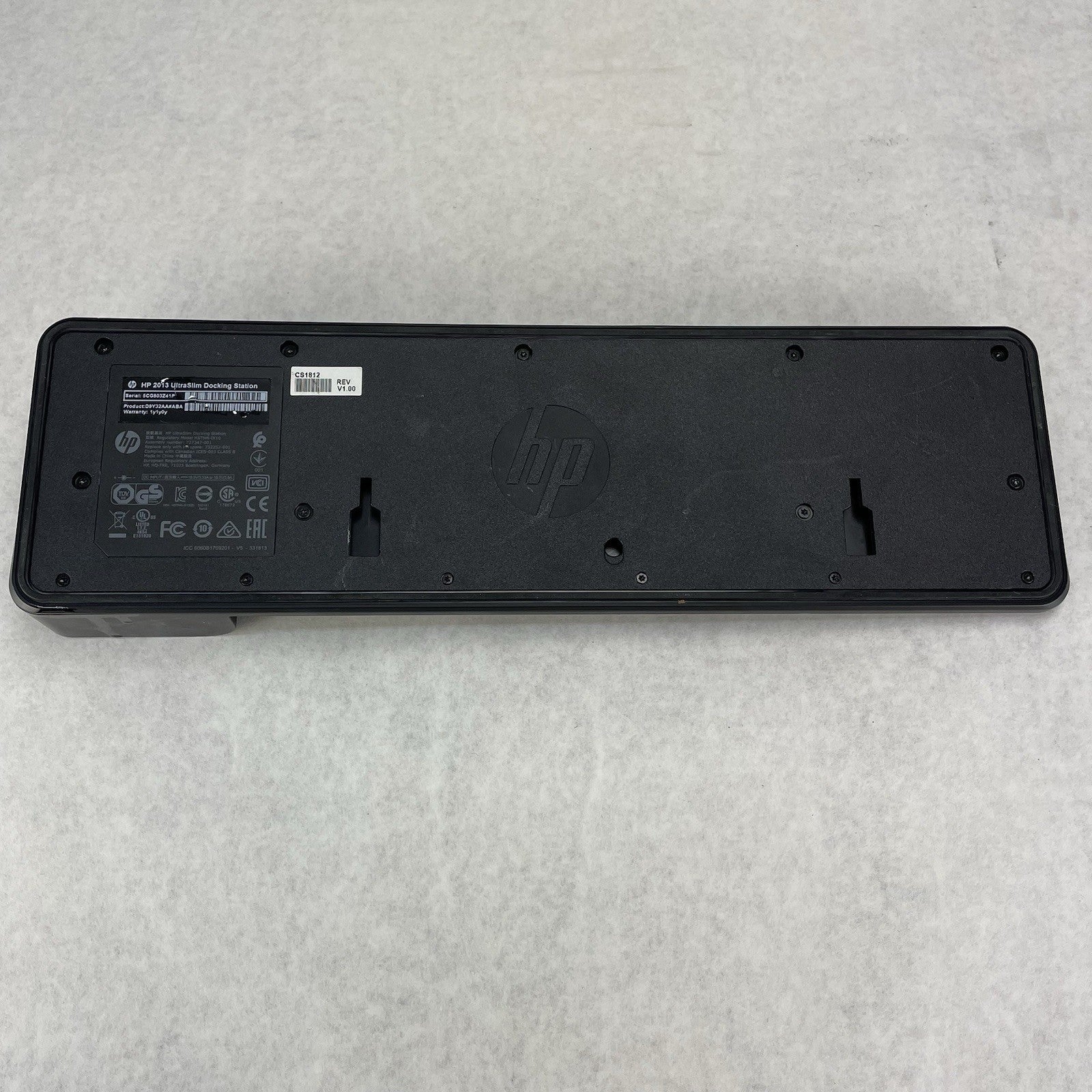 HP HSTNN-IX10 UltraSlim Docking Station D9Y32AA#ABA No Power Cord Lot of 5