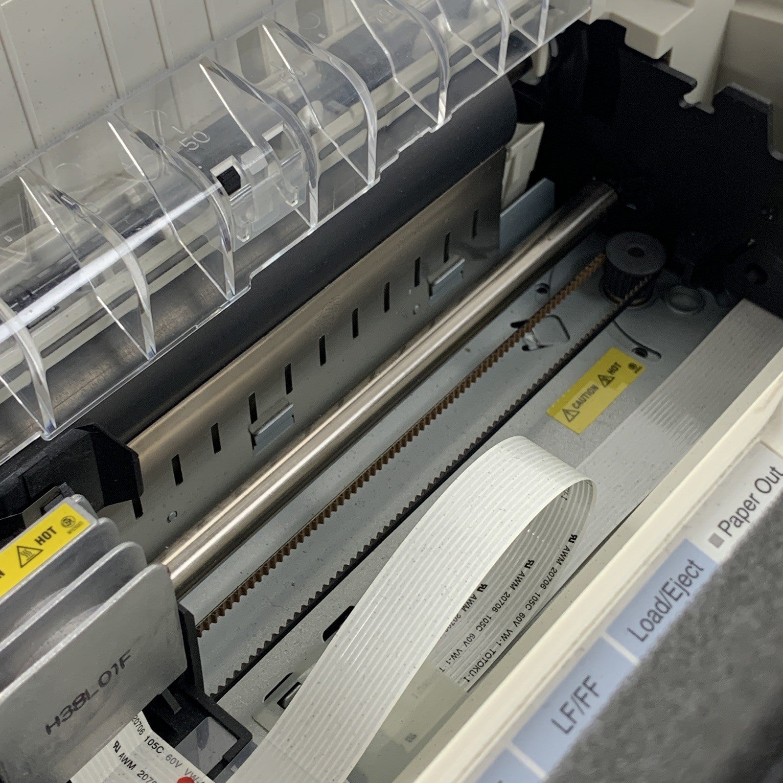 Epson LX-300+II P170B Dot Matrix 9-Pin Printer Tested No Ribbon