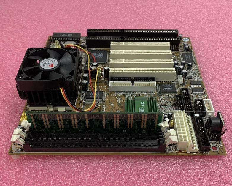 Azza PT-5SMT Motherboard AMD K6-2 450MHz 32MB RAM No Shield