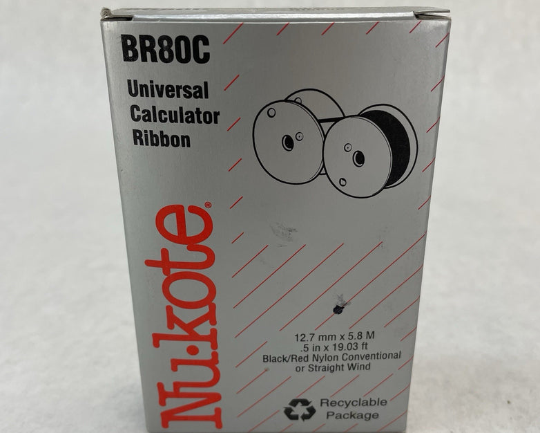 NuKote BR80N Universal Calculator Ribbon Sharp EL-2196BL Sharp EL2196BL Lot of 6