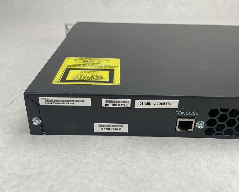Cisco WS-C3560-24TS-E V02 24-Ports 10/100 Ethernet Switch - Tested