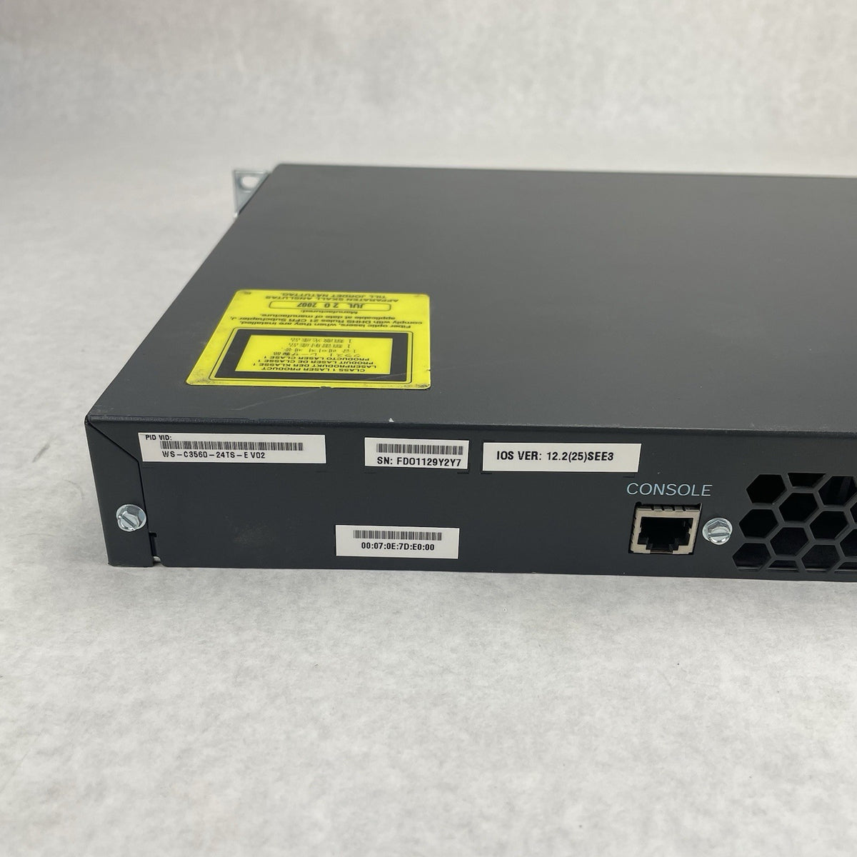 Cisco WS-C3560-24TS-E V02 24-Ports 10/100 Ethernet Switch - Tested12