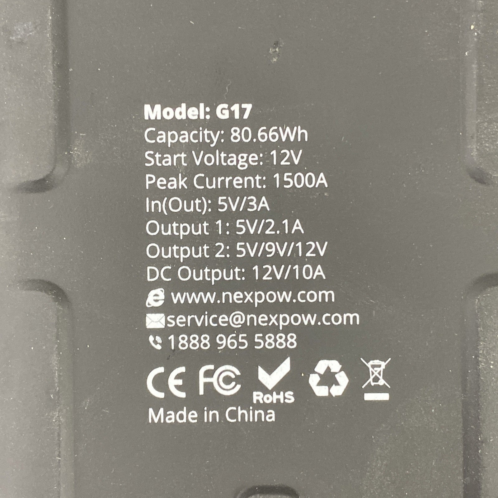 NexPow G17 1500 Jump Starter and Power Bank Power Tested