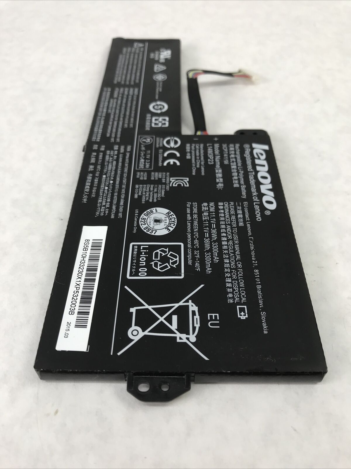 Lenovo Rechargeable Laptop Battery L14M3P23