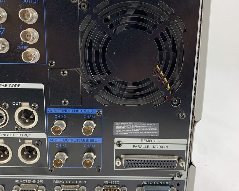 Sony DNW-A75 Digital Video Cassette Recorder Betacam Error 096 Parts and Repair