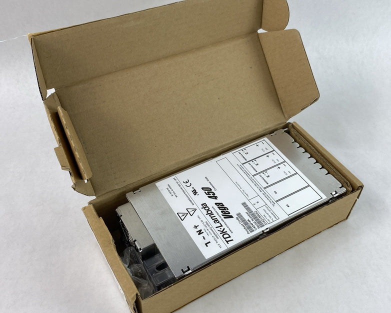 TDK-Lambda V404P4K Vega 450 450W Integral Fan Forward Air Power Supply 1010113