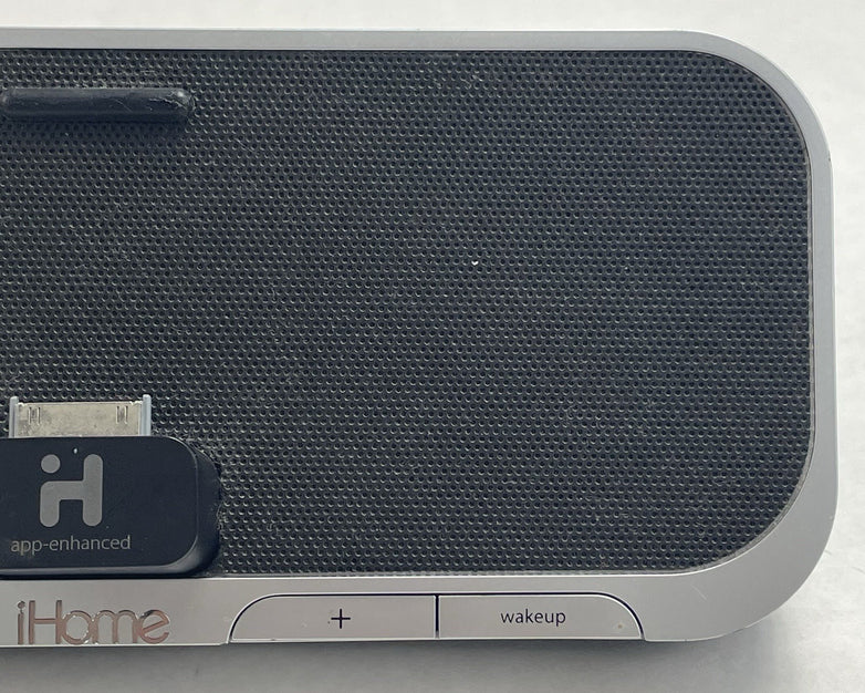 iHome iA5 AM/FM Alarm Clock Radio Speaker Dock Adapter Tested No Power Cord