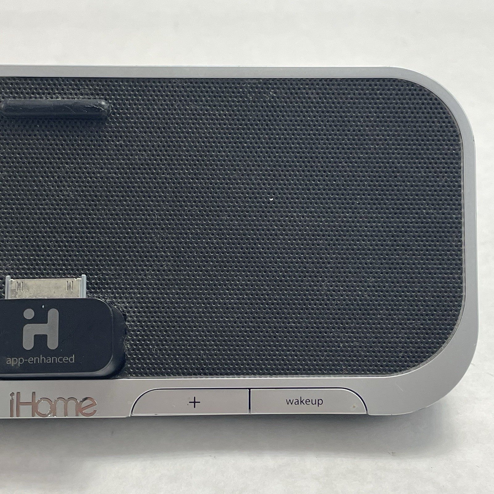 iHome iA5 AM/FM Alarm Clock Radio Speaker Dock Adapter Tested No Power Cord3