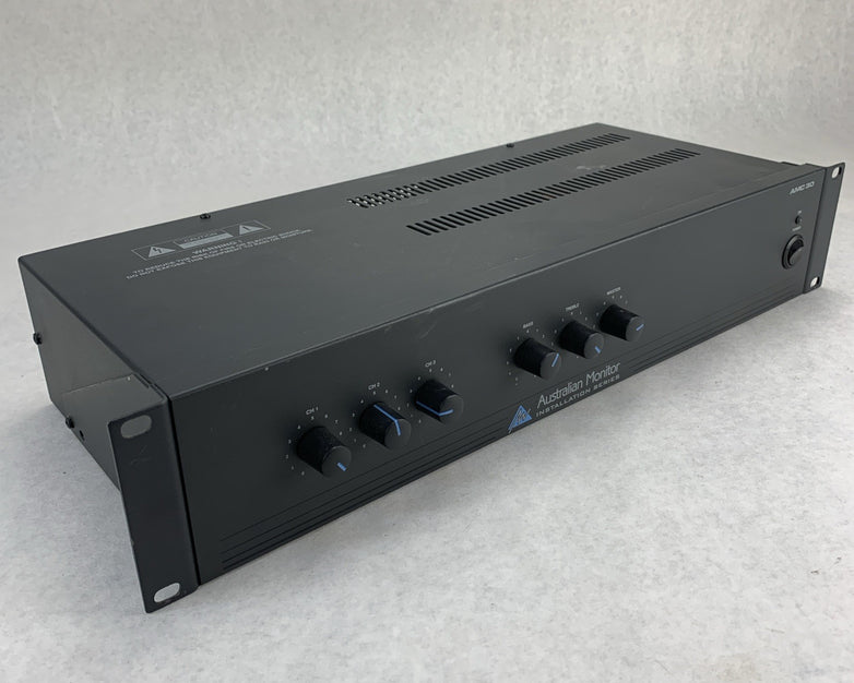 Australian Monitor Installlation Series AMC30 2RU 30W Mixer Amplifier