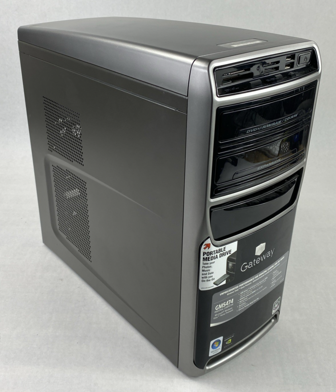Gateway GM 5474 MT AMD Athlon 64 x2 3.10GHz 2GB RAM No HDD No OS