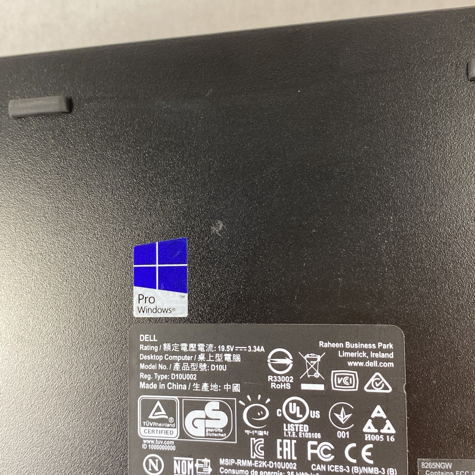 Dell OptiPlex 7050 Micro Intel Core i7-7700T 2.9 GHz 8GB RAM No HDD No OS