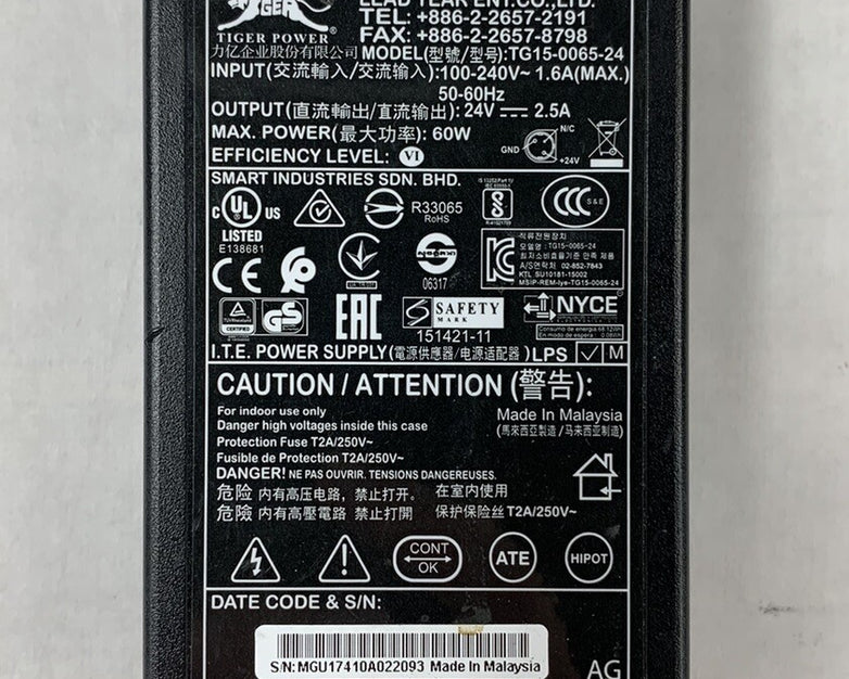 Tiger TG15-0065-24 Power Supply (Lot of 2)