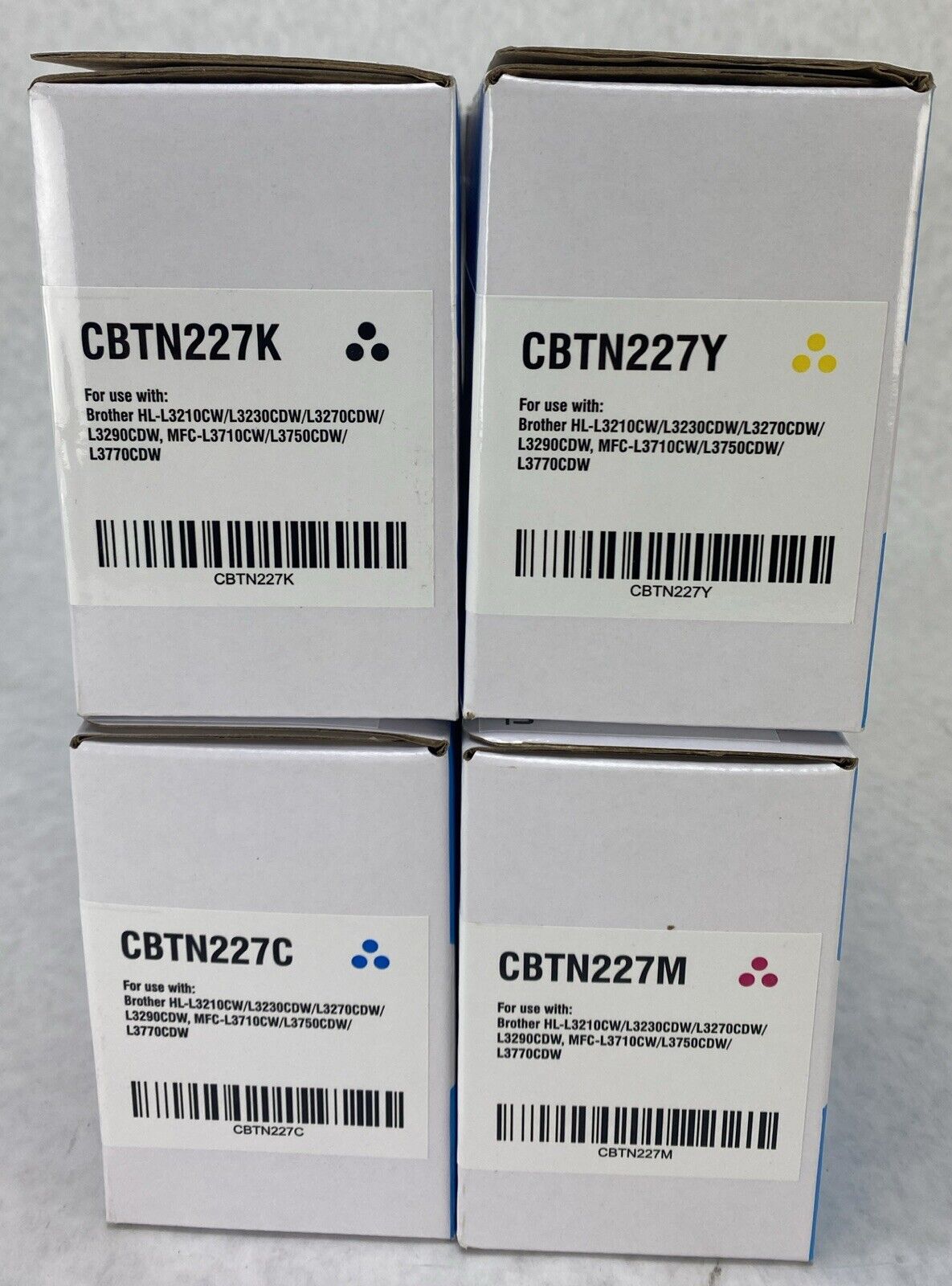 Black and Color Compatible Laser Toner Cartridges for Brother HL-L3270cdw