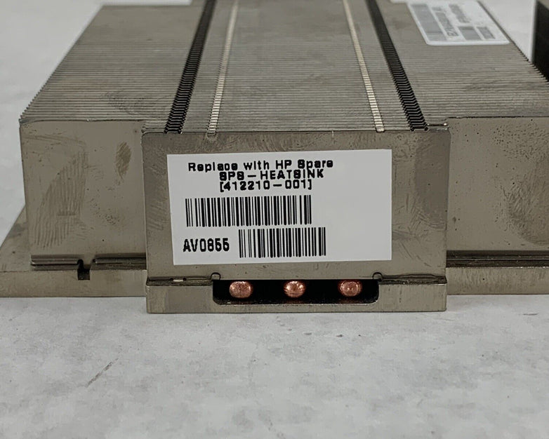 HP 412210-001 HP Server Heatsink for Proliant DL360 DL165 G5 Lot of (2)